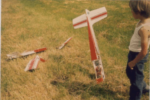 Bruchlandung der „Kwik Fly“ von Joachim Kärgel