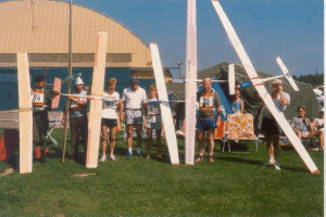 1987 Mannschaft aus Schleswig–Holstein bei der Deutschen Meisterschaft F3b e in Leverkusen.